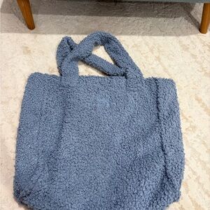 Cozy light blue “H” Tote Bag